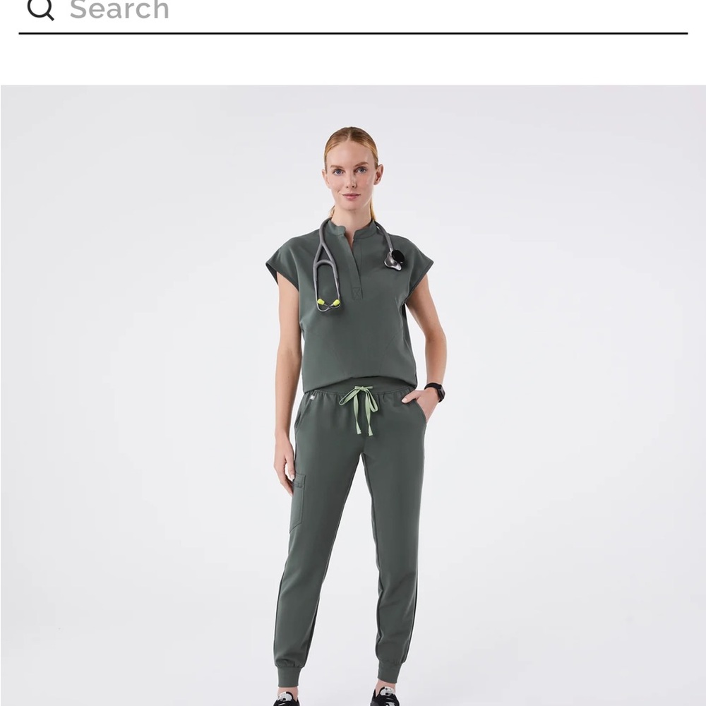 Oversized scrub full two piece